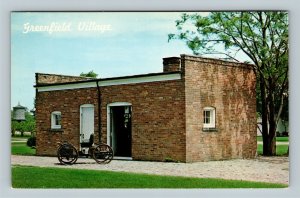 Greenfield Village, Birthplace Of The First Ford Car, Chrome Michigan Postcard