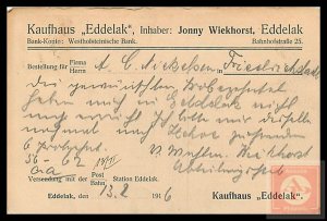 German Reichspost Postcard