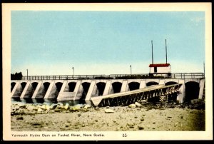 Nova Scotia YARMOUTH Hydro Dam on Tusket River - WB PECO