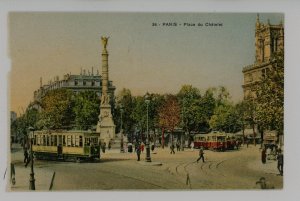 France - Paris. Palace du Chatelet  (edge damage)