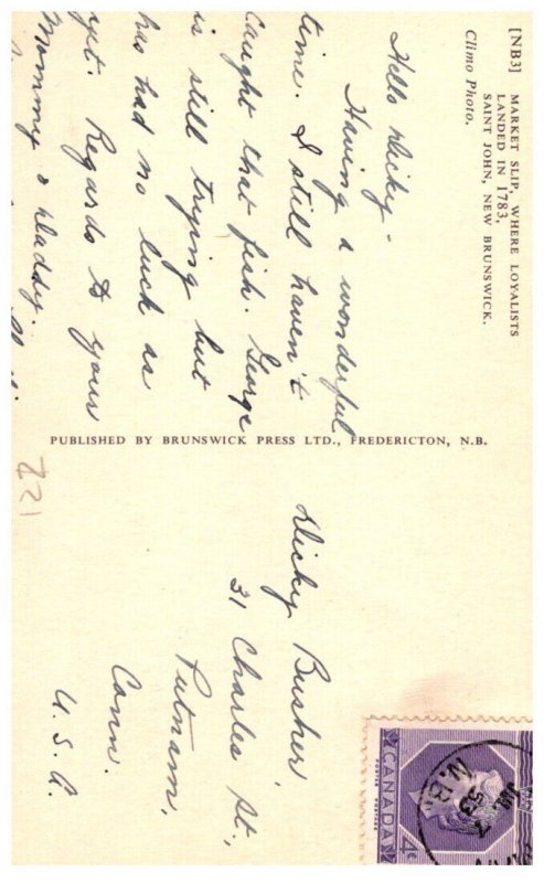 Canada Saint John Market Slip