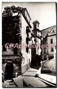 Postcard Old Nice A corner of the old city Rue Saint Augistin and steeple of ...
