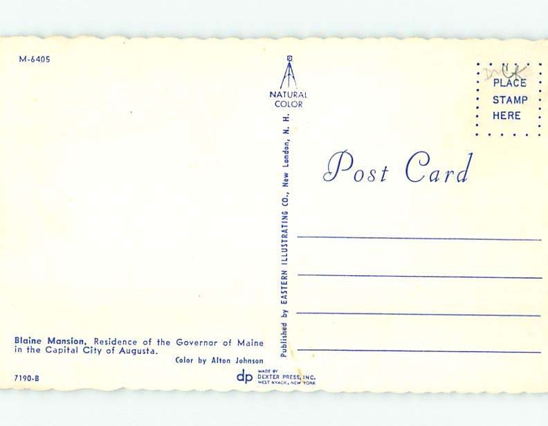Unused Pre-1980 HISTORIC HOME Augusta Maine ME d0362