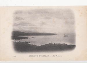 B77264 detroit de magellan baie fortescue chile  scan front/back image