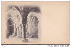 La Crypte De l'Aquilon, Abbaye Du Mont Saint-Michel, Manche, France, 1900-1910s