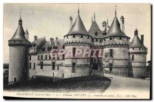 Old Postcard Chaumont Loir et Cher Chateau XV and XVI set entry