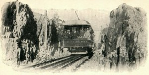 1898 Elizor Holyoke Mt Tom Railroad #2 Vintage Postcard P144