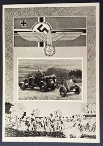 GERMANY THIRD 3rd REICH ORIGINAL POSTCARD UNSERE WEHRMACHT