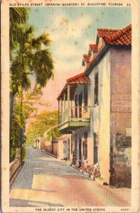 Florida St Augustine Old Aviles Street