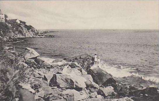 Maine York Harbor Shore Walk Albertype