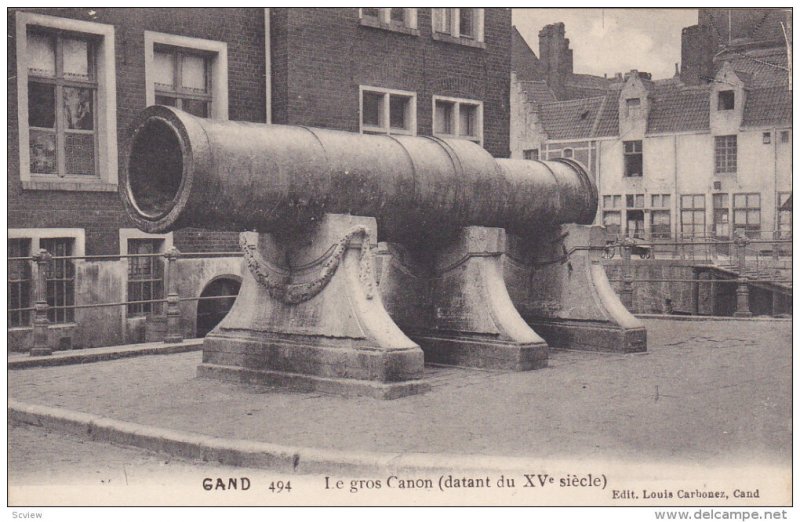 GAND, Le gros Canon (datant du XV siecle) East Flanders, Belgium, 00-10s