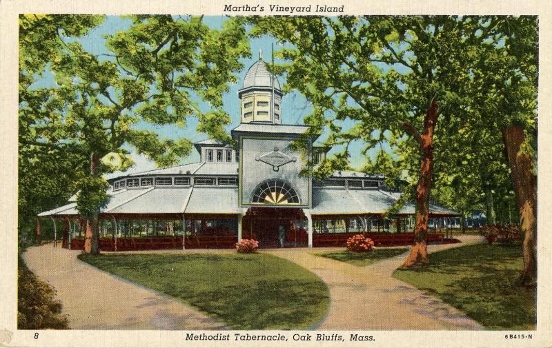 MA - Martha's Vineyard Island. Oak Bluffs. Methodist Tabernacle