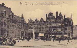 Belgium Gent Gand Place Ste Pharailde ancien Hospice St Laurent et Marche -au...