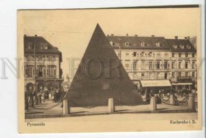 478684 1935 Germany Karlsruhe Pyramide shops street advertising equestrian RPPC