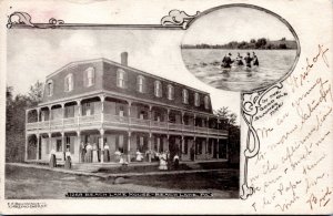 Postcard PA - Beach Lake House