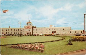 Edmonton Alberta Airport Administration Building Unused Vintage Postcard H27