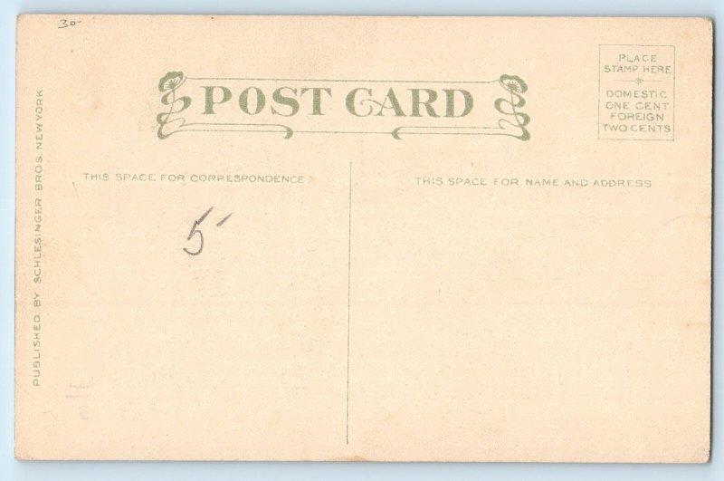 c1910's Indian Pretty Woman Traditional Dress Bow And Arrow Antique Postcard