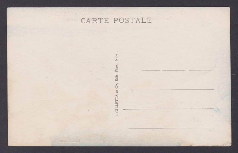 FRANCE, Vintage postcard, Azure Coast from Menton to Cannes