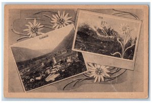 Slovenia Postcard Krn Mountain Kobarid General View c1910 Antique Unposted