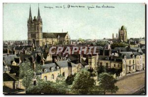 Angers Old Postcard General view of the castle