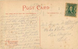 c1907 Postcard; Carnegie Public Library, Salem OH Columbiana County posted