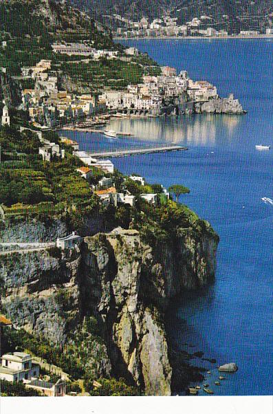 Italy Amalfi Panorama General View