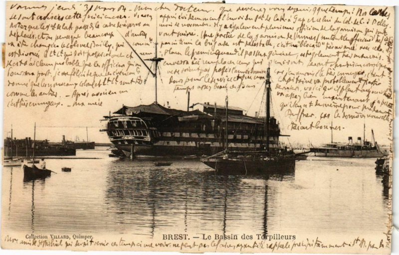 CPA Brest- Le Bassin des Torpilleurs FRANCE (1025637)