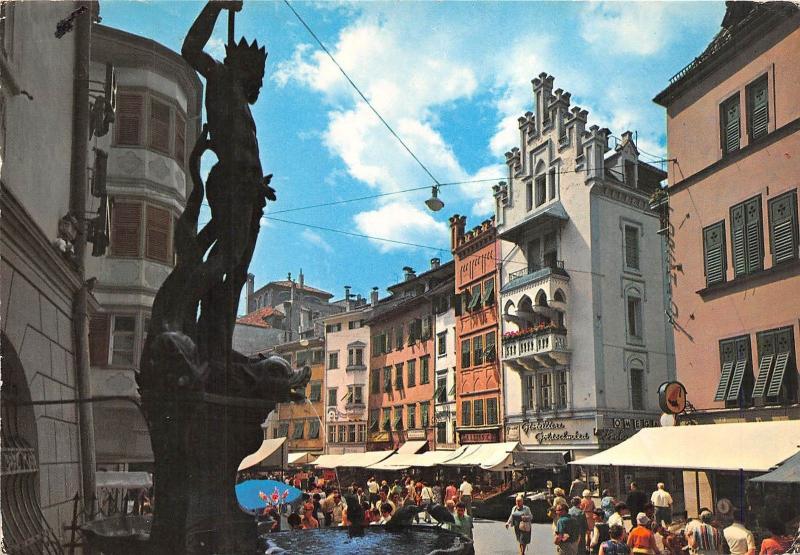 BG11272 bolzano bozen piazza erbe   italy