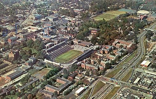 GA - Atlanta. Georgia Tech, Aerial View of Campus  