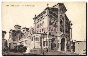 Old Postcard Monaco La Cathedrale