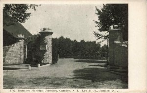 Camden New Jersey NJ Harleigh Cemetery Vintage Postcard