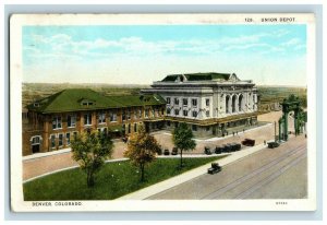 1910-20 Union Depot. Denver Colorado Postcard F78 
