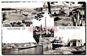 Old Postcard Souvenir From Port Vendres