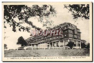 Old Postcard Deauville New Golf Hotel