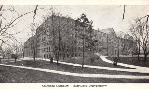 Vintage Postcard Agassiz Museum Harvard University Building Massachusetts Mass.