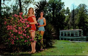 Florida Silver Springs Models Posing In Park