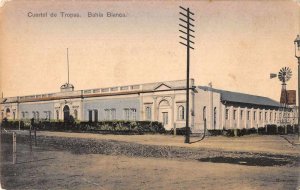 Bahia Blanca Argentina Cuartel de Tropas Military Barracks Postcard AA1399