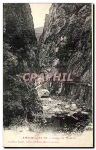 Amelie les Bains - Gorges Mondoni - Old Postcard