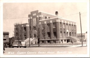 c1945 Cassia County Court House Burley Idaho ID RPPC Real Photo Postcard