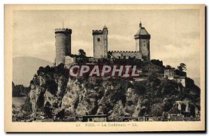 Old Postcard Chateau Foix