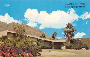 Dean Martin's Palm Springs Home Palm Springs, California USA