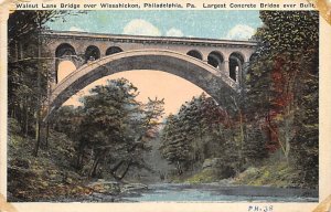 Walnut Lane Bridge over Wissahickon  Philadelphia, Pennsylvania PA