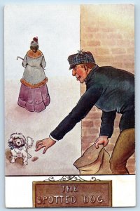 Howe Vertigen & Co Postcard Man Caching The Spotted Dog c1910's Unposted Antique