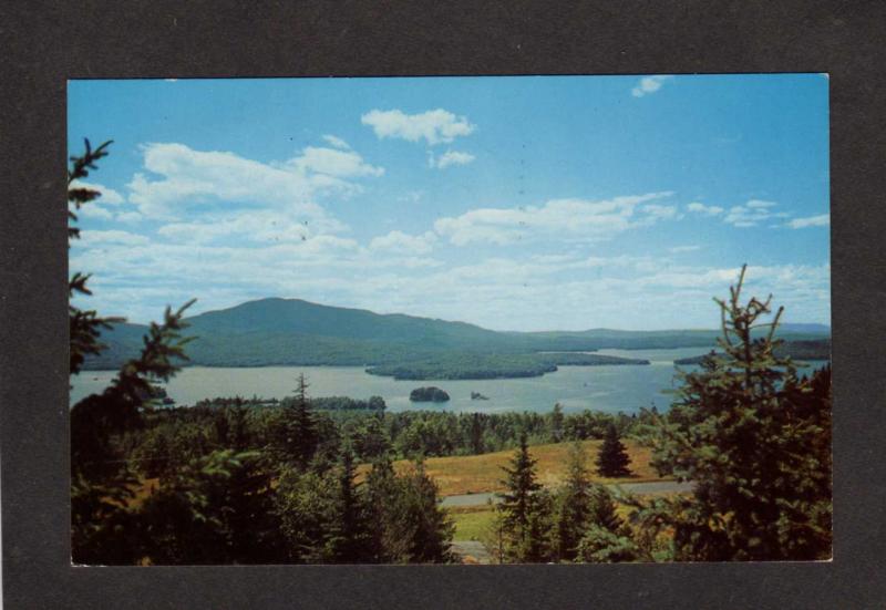 ME Moosehead Lake Greenville Maine Postcard Mountains PC