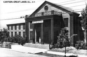 Great Lakes Illinois Recreation Building Canteen Real Photo Postcard J47211