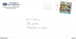 Australia Cover Cape of Good Hope Renown Silverware  to Melbourne