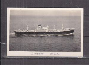 BLUE STAR LINE  CANADIAN STAR  Ship, 1956 ppc., unused.