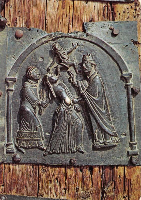BG6715 verona porta bronzea di s zeno sculpture art   italy