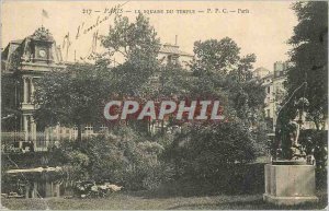 Postcard Old Paris Square du Temple