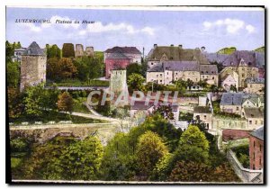 Postcard Old Luxembourg Plateau du Rham